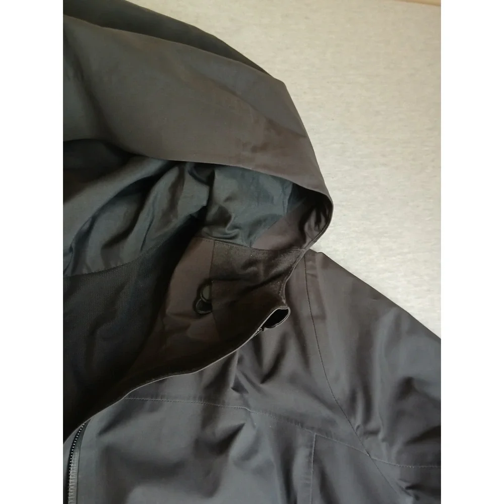 Lululemon Jacket 10 Rain Rebel Hooded Parka Waterproof Outdoor Full Zip Black